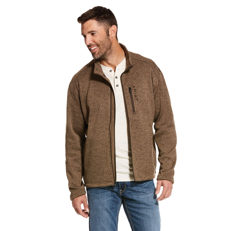 Chaqueta Ariat Caldwell Full Zip Marrones Hombre - Chile 187-KLCNFQ